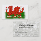 Carte de visite de dragon de Gallois (Devant / Derrière)