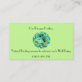 CARTE DE VISITE DE DRAGON D'OM (Dos)