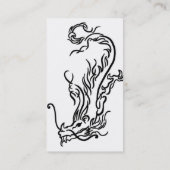 Carte de visite de dragon plongée (Dos)