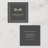 Carte de visite de dragonfly Parties scintillant d (Devant / Derrière)