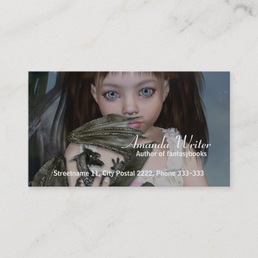 Carte de visite de DragonGirl (Devant)