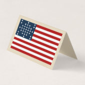 Carte de visite de drapeau de Sumter de fort - (Devant)