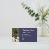 Carte de visite de dressage (Debout devant)