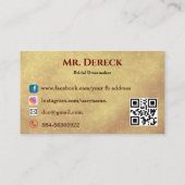 Carte de visite de dresseuse (Dos)