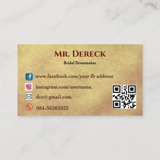 Carte de visite de dresseuse (Dos)