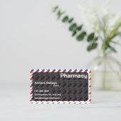 carte de visite de drugstore (modifiable) (Debout devant)