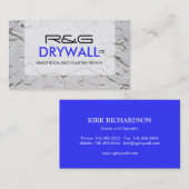 CARTE DE VISITE DE DRYWALL COMPANY (Devant / Derrière)