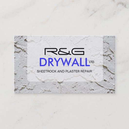 CARTE DE VISITE DE DRYWALL COMPANY (Devant)