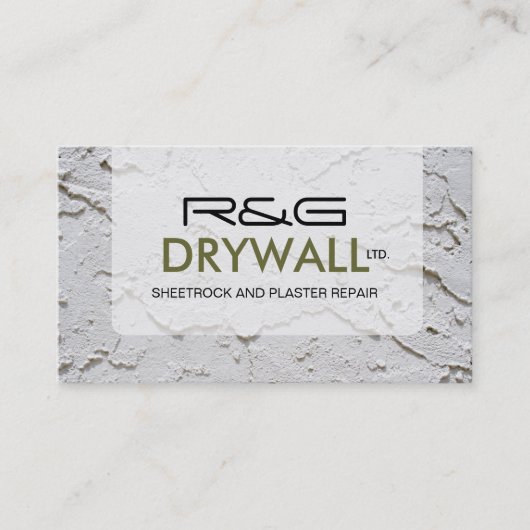 CARTE DE VISITE DE DRYWALL COMPANY (Devant)