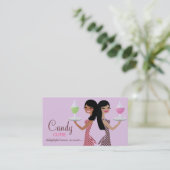 Carte de visite de duo de brune de Cuties de 311 (Debout devant)