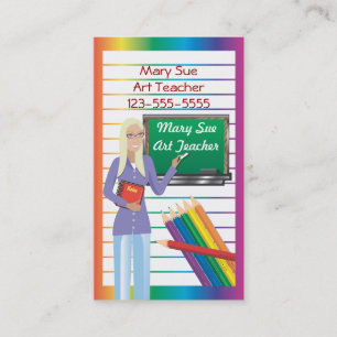 Carte de visite de enseignement