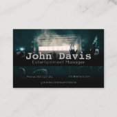 Carte de visite de Entertainment Manager (Dos)