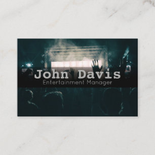 Carte de visite de Entertainment Manager