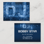 Carte de visite de explosion bleu professionnel de (Devant / Derrière)