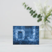 Carte de visite de explosion bleu professionnel de (Debout devant)