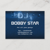 Carte de visite de explosion bleu professionnel de (Dos)