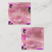 Carte de visite de Fairlings Delight 53086 (Devant / Derrière)