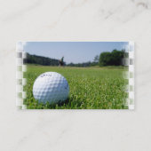 Carte de visite de fairway de golf (Dos)