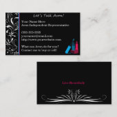 Carte de visite de fantaisie d'Avon (Devant / Derrière)