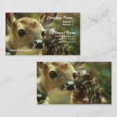 Carte de visite de faon (Devant / Derrière)