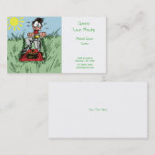 Carte de visite de fauchage de pelouse (Devant / Derrière)