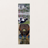 Carte de visite de faucon de guide de Birding (Extérieur déplié)