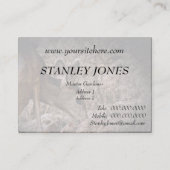 Carte de visite de faune de cerfs communs de (Dos)