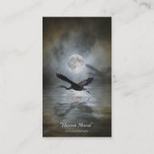 Carte de visite de faune Great Blue Heron (Dos)