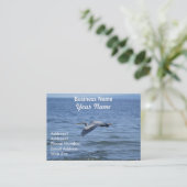 Carte de visite de faune Great Blue Heron (Debout devant)
