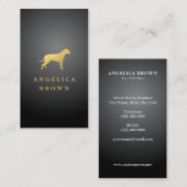 Carte de visite de Faux Gold Foil (Devant / Derrière)