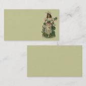 Carte de visite de fée de fleur (Devant / Derrière)