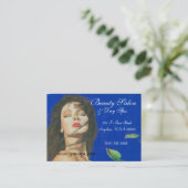 Carte de visite de femme de spa de beauté et de (Debout devant)