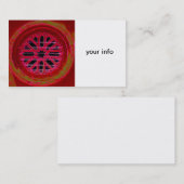 carte de visite de fenêtre médiéval (Devant / Derrière)