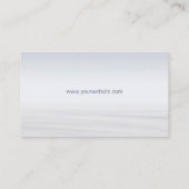 Carte de visite de Feng Shui de cailloux de zen (Dos)