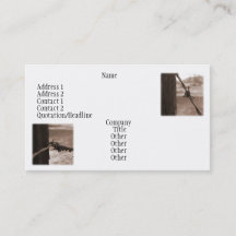 Carte de visite de ferme