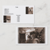 Carte de visite de ferme (Devant / Derrière)