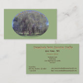 Carte de visite de ferme Crossbuck 2 (Devant / Derrière)