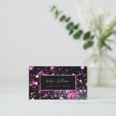 Carte de visite de feux de parties scintillant vio (Debout devant)