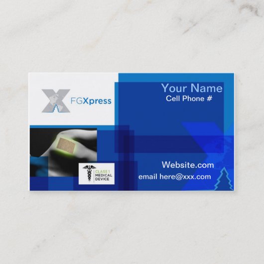Carte de visite de FGXpress (Devant)