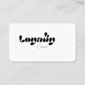 Carte de visite de fidélité (Devant)