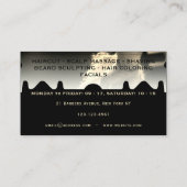 Carte de visite de fidélité au cadre lame Razor (Dos)