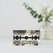 Carte de visite de fidélité au cadre lame Razor (Debout devant)