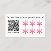 Carte de visite de fidélité Bubly (Dos)