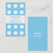 Carte de visite de fidélité client (Devant / Derrière)