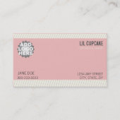 Carte de visite de fidélité Cupcake (Devant)
