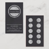 Carte de visite de fidélité de client (Devant / Derrière)