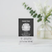 Carte de visite de fidélité de client (Debout devant)