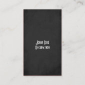 Carte de visite de fidélité de client (Dos)