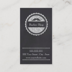 Carte de visite de fidélité de client de salon d