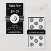 Carte de visite de fidélité de client de salon de (Devant / Derrière)